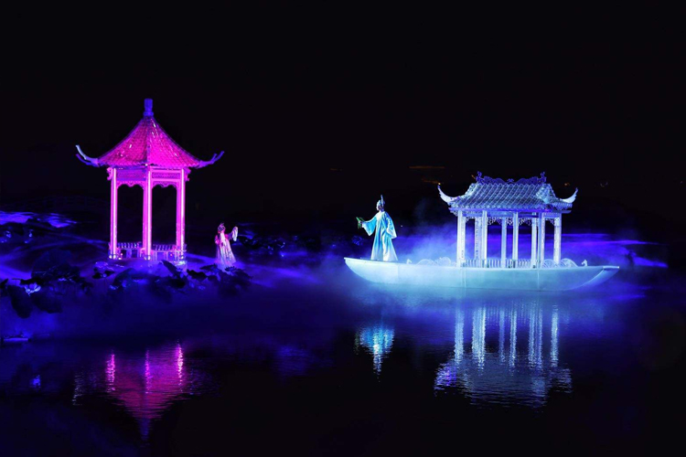 文旅燈光工程案例——演繹節目實景演出